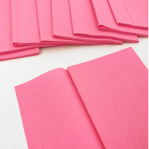Double Sided Crepe Paper ~ Gloria Doublette from Germany ~ Pink